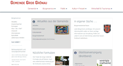 Desktop Screenshot of gross-groenau.de